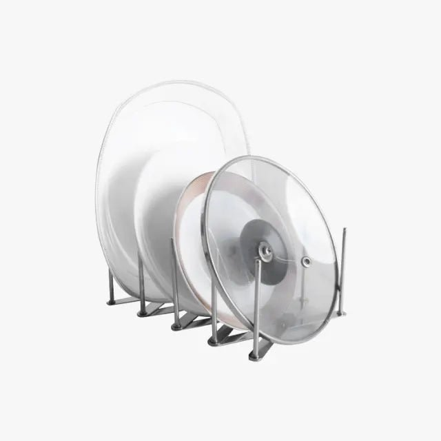 Extendable Pot Lid Holder Browze