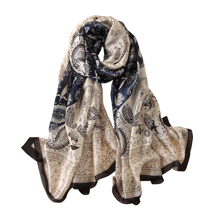 Printed Silk Scarf CS Accessory Partners