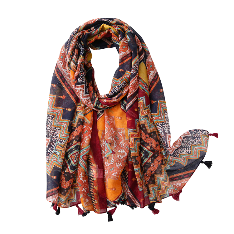 Boho Style Tassel Scarf CS Accessory Partners