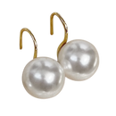 Austria Shijia Pearl S925 Sterling Silver Gold-Plated Earhooks CS Accessory Partners