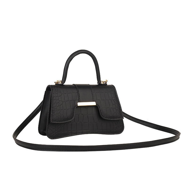 Crocodile Pattern Trapeze Shape Handbag CS Accessory Partners