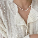 14k Gold Plated Baroque Natural Pearl Necklace CS Accessory Partners