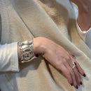 Sterling Silver Wide Cuff CS Accessory Partners
