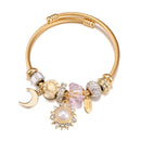 Adjustable Pendant Cuff With Charms CS Accessory Partners