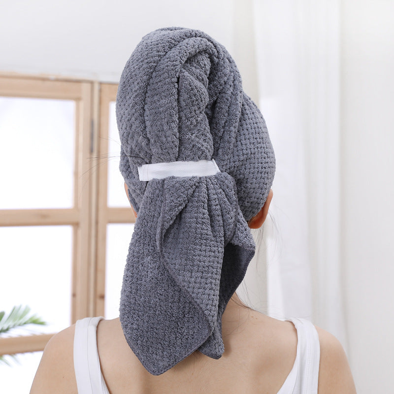 Coral Fleece Hair Towel 23 x 39-Inch CS Accessory Partners