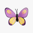 Outdoor Garden Butterfly Set Browze