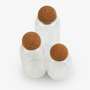 Cork Ball Lid Glass Jar Browze