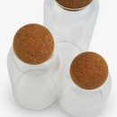 Cork Ball Lid Glass Jar Browze
