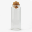 Cork Ball Lid Glass Jar Browze