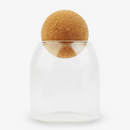 Cork Ball Lid Glass Jar Browze
