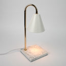 Desk Lamp Candle Warmer with Marble-Pattern Base Browze