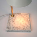 Desk Lamp Candle Warmer with Marble-Pattern Base Browze
