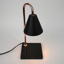 Desk Lamp Candle Warmer with Marble-Pattern Base Browze