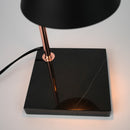 Desk Lamp Candle Warmer with Marble-Pattern Base Browze