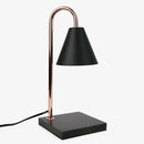 Desk Lamp Candle Warmer with Marble-Pattern Base Browze