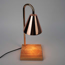 Aromatherapy Candle-Melting Lamp with Wooden Base Browze