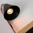 Aromatherapy Candle-Melting Lamp with Wooden Base Browze