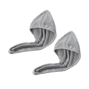 Hair Towel Wrap Set of 2 Browze