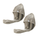Hair Towel Wrap Set of 2 Browze