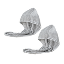 Hair Towel Wrap Set of 2 Browze