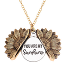 You Are My Sunshine Necklace Browze