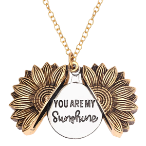 You Are My Sunshine Necklace Browze