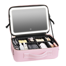 Cosmetic Case With LED Mirror Browze