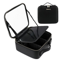 Cosmetic Case With LED Mirror Browze