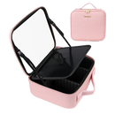 Cosmetic Case With LED Mirror Browze