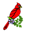 Cardinal Sun Catcher Browze