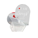 Cardinal Acrylic Heart Memorial Browze Factory