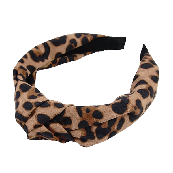 Leopard Print Knot Headband CS Accessory Partners