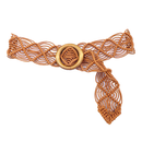 Woven Rattan Straw Waist Belt CS Accessory Partners