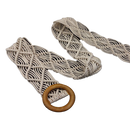 Woven Rattan Straw Waist Belt CS Accessory Partners