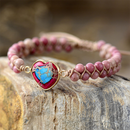 Double Layer Stone Heart Bracelet CS Accessory Partners