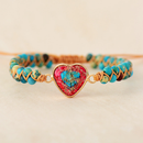 Double Layer Stone Heart Bracelet CS Accessory Partners