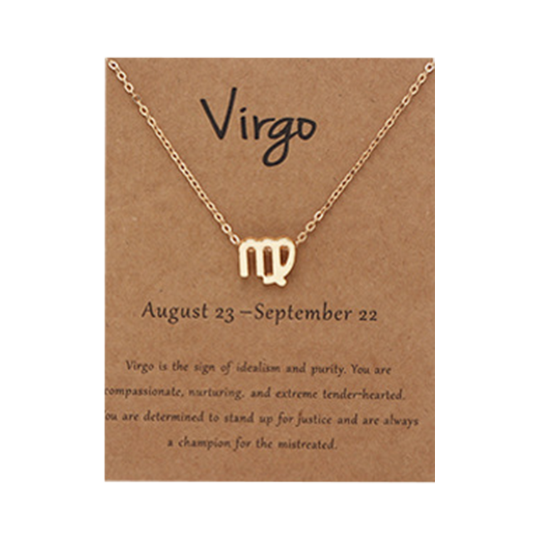 Astrological Sign Pendant Necklace