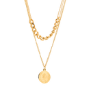 Gold Plated Necklace - Coin CS Accessory Partners