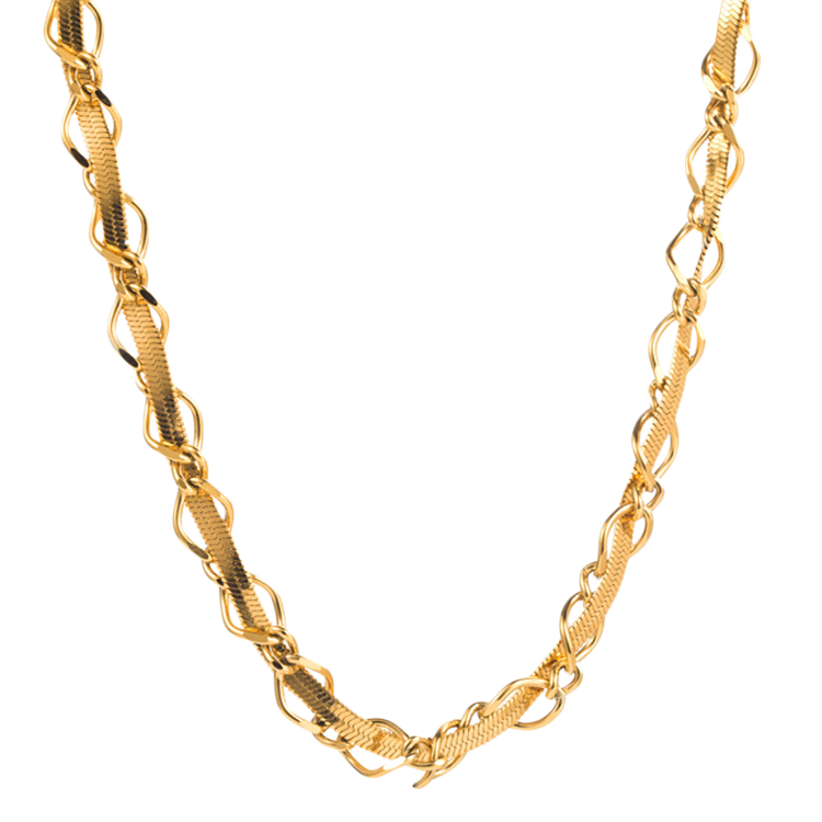 Gold Plated Necklace - Double Chain CS Accessory Partners