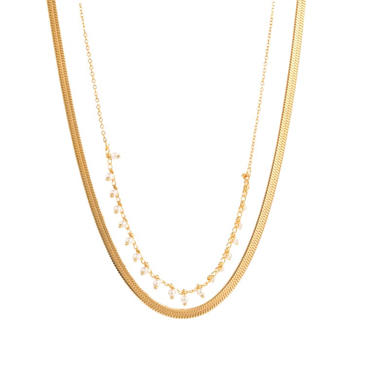 Gold Plated Necklace - Pearls CS Accessory Partners