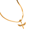 Gold Plated Necklace - Pendant Wing CS Accessory Partners