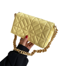 Quilted Clutch Bag With Thick Chain CS Accessory Partners