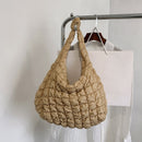 Large Format Pleated Cloud Shoulder Bag CS Accessory Partners