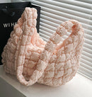 Large Format Pleated Cloud Shoulder Bag CS Accessory Partners