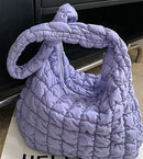 Large Format Pleated Cloud Shoulder Bag CS Accessory Partners