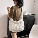 Large Format Pleated Cloud Shoulder Bag CS Accessory Partners