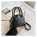 Metallic Crocodile Print Handbag Comment Sold