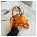 Metallic Crocodile Print Handbag Comment Sold