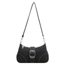 Buckle Detail Denim Shoulder Bag CS Accessory Partners