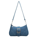 Buckle Detail Denim Shoulder Bag CS Accessory Partners